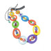  Resin, multi-coloured, adjustable necklace