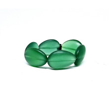 Resin large bead bracelet - Green, NEW