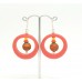 Resin donut earrings 