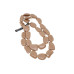 Resin long necklace - mid brown, 