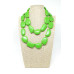 Long Green Resin Necklace